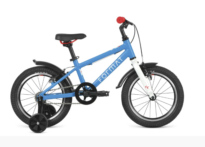 Детский велосипед Format Kids 16 2022 (синий-матовый) - фото 1 - id-p227163775