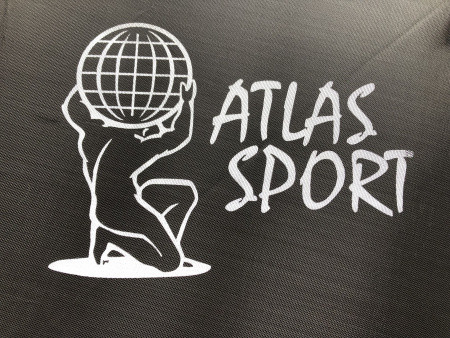 Батут Atlas Sport 490 см - 16ft Basic (с лестницей, внешняя сетка, сливовый) - фото 3 - id-p226662709