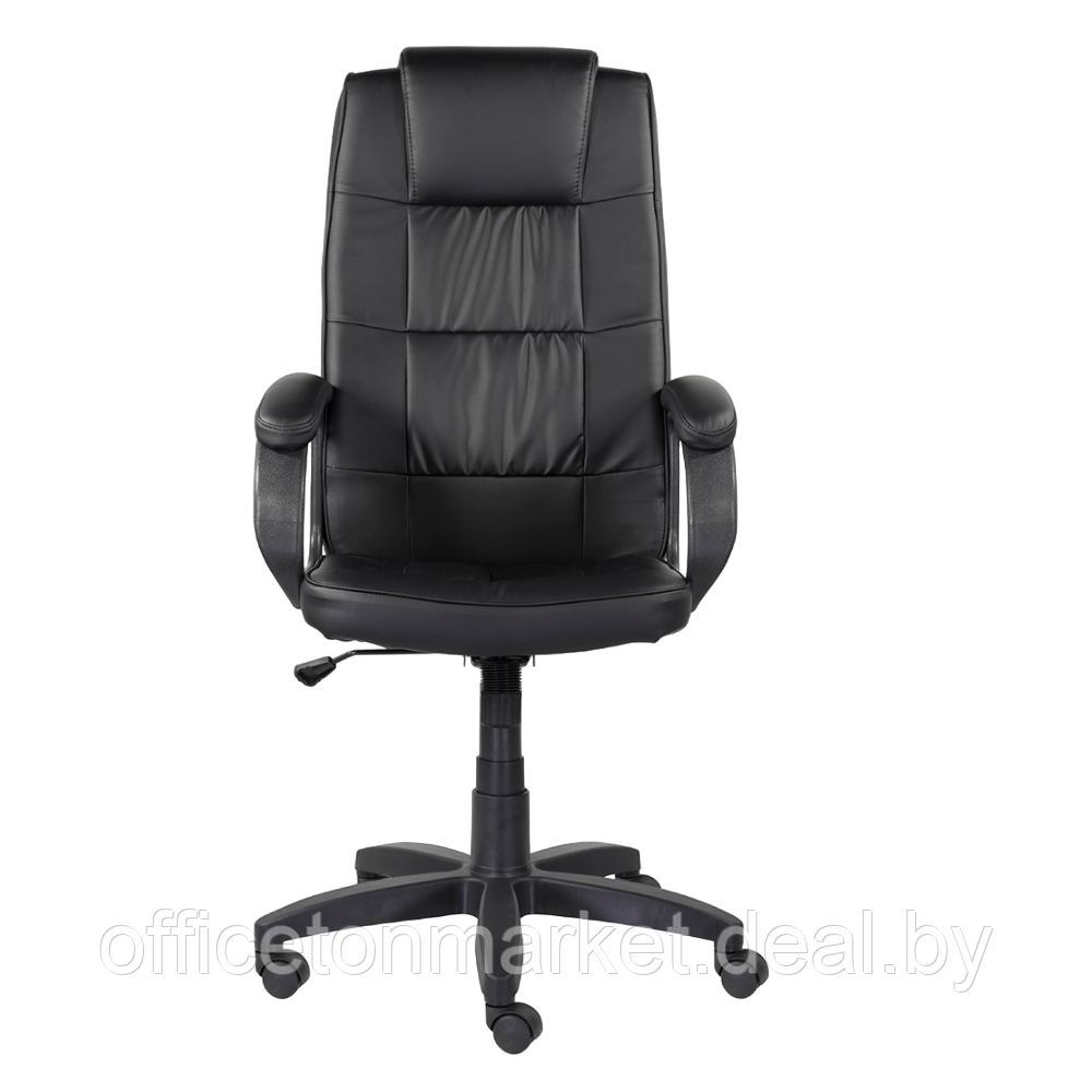 Кресло для руководителя "UTFC Премьер В", пластик, экокожа S-0401, черный - фото 2 - id-p208729554