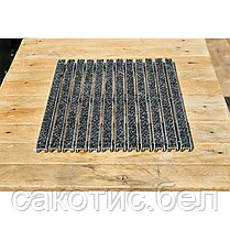 Алюминиевая грязезащитная решетка 18 мм (ворсовые вставки), фото 2