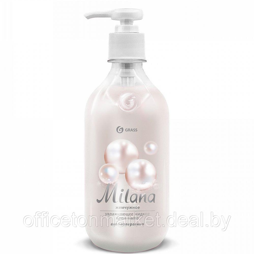 Крем-мыло жидкое "Milana", жемчужное - фото 1 - id-p198563273