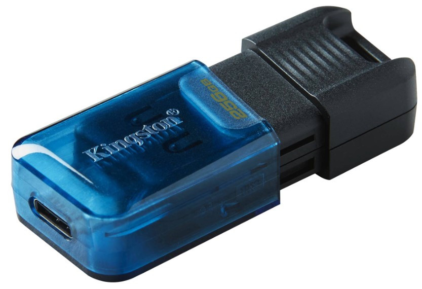 Флэш-накопитель Kingston DataTraveler 80 M (USB 3.2, Type-C) 256Gb, цвета корпуса ассорти - фото 1 - id-p227244448