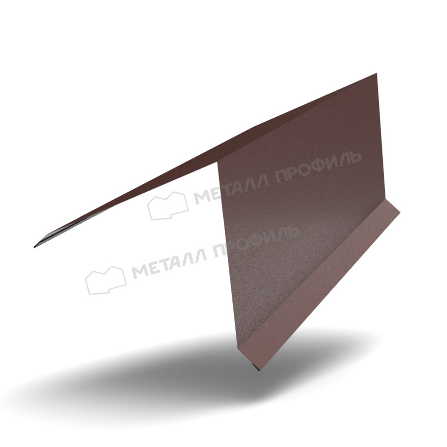 Металл Профиль Планка конька кровли односкатной 185х185х2000 (VikingMP E-20-RR32-0.5)