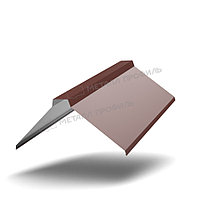 Металл Профиль Планка конька плоского 155х155х2000 (PURMAN-20-RR32-0.5)