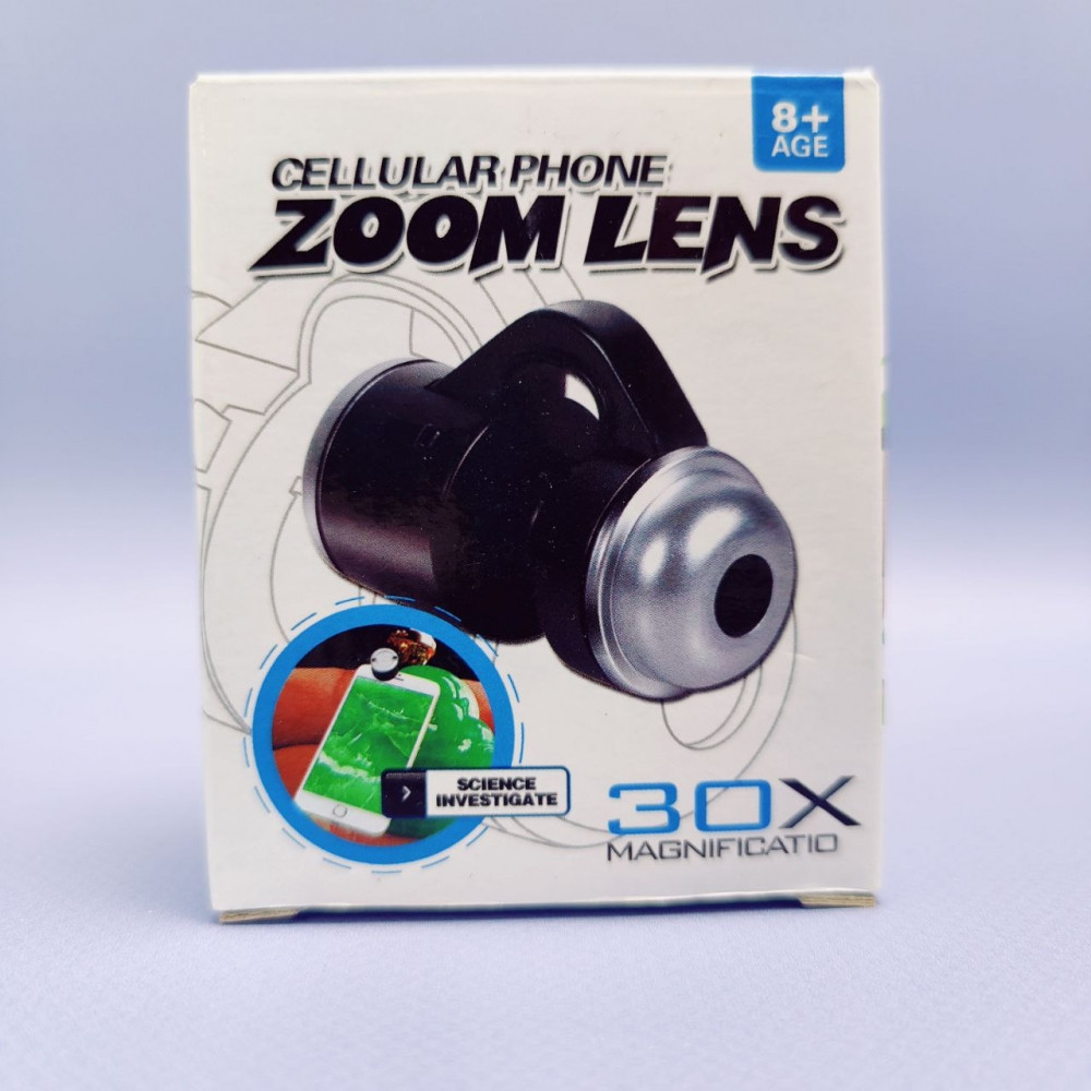 Объектив - микроскоп (увеличитель) на камеру Cellular Phone ZOOM LENS 30-ти кратный - фото 6 - id-p103475123