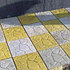 Тротуарная плитка "Черепашка" желтая, фото 2