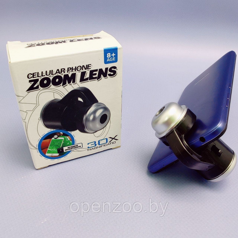 Объектив - микроскоп (увеличитель) на камеру Cellular Phone ZOOM LENS 30-ти кратный - фото 4 - id-p103474854