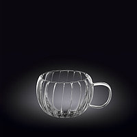 Чашка 250 мл с двойными стенками, термо стекло, Wilmax Segment