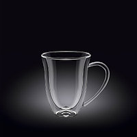 Чашка 200 мл с двойными стенками, термо стекло, Wilmax