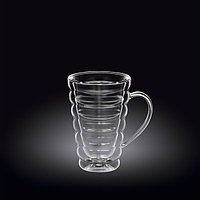 Чашка 200 мл с двойными стенками, термо стекло , Wilmax