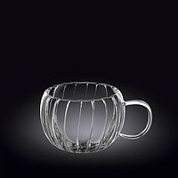 Чашка 400 мл с двойными стенками, термо стекло, Wilmax Segment