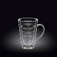 Чашка 250 мл с двойными стенками, термо стекло , Wilmax