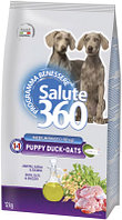 Сухой корм для собак Pet360 Salute для щенков сред. и крупных пород с уткой и овсом / 285764