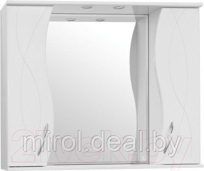 Шкаф с зеркалом для ванной Style Line Амелия 90см - фото 1 - id-p227254561