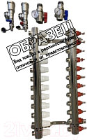 Коллектор отопления PROFline XF20137B 1" 9way