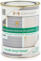 Краска Командор Facade Acryl Wood База 3