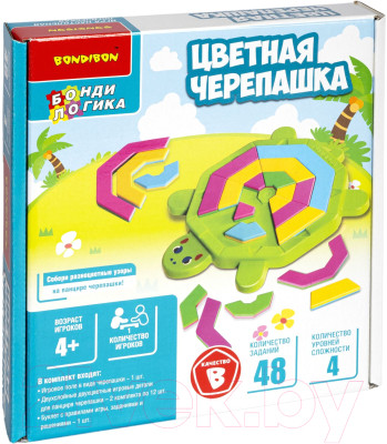 Развивающая игра Bondibon Цветная черепашка / ВВ5082 - фото 1 - id-p223241736