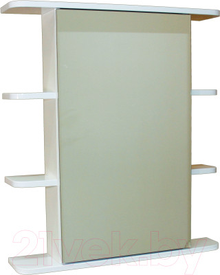 Шкаф с зеркалом для ванной СанитаМебель Камелия-04.65 - фото 1 - id-p221577053