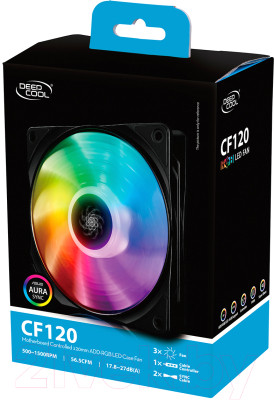 Вентилятор для корпуса Deepcool CF120 (DP-FA-RGB-CF120-1) - фото 6 - id-p227258694