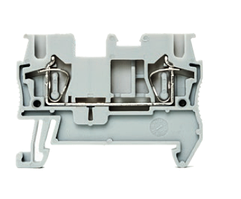 Клеммы пружинные одноуровневые