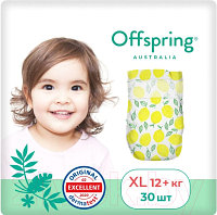 Подгузники детские Offspring XL 12+кг Лимоны / OF01XL30LM