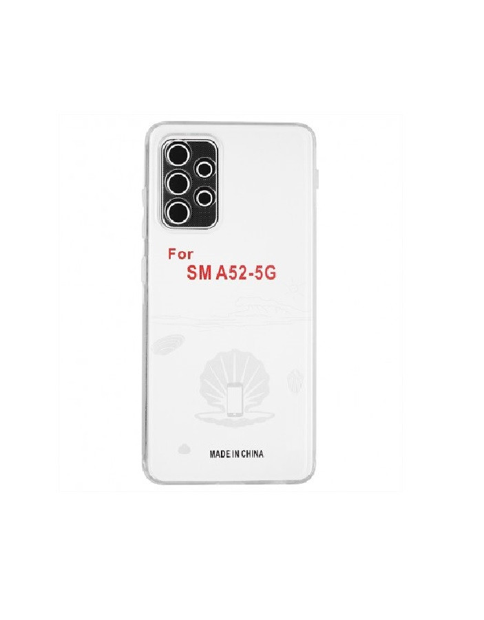 Чехол-накладка для Samsung Galaxy A52 5G SM-A525 (силикон) прозрачный с защитой камеры - фото 2 - id-p149397232