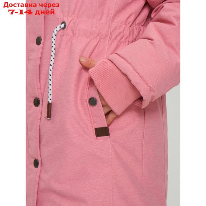 Парка зимняя для девочки, рост 122 см, цвет розовый - фото 9 - id-p226936082