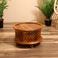Столик кофейный 39х39х26 см, манговое дерево