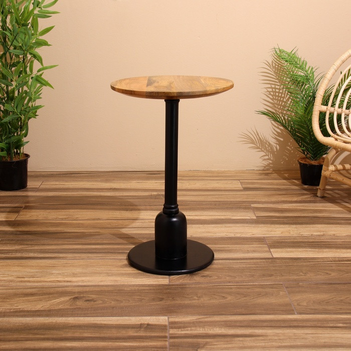 Столик кофейный 40х40х60 см, манговое дерево - фото 2 - id-p227264729