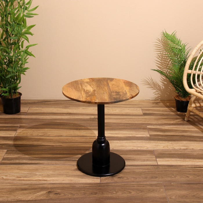 Столик кофейный 45х45х51 см, манговое дерево - фото 1 - id-p227264731