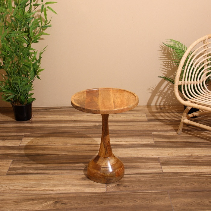 Столик кофейный 40х40х50 см, манговое дерево - фото 1 - id-p227264733