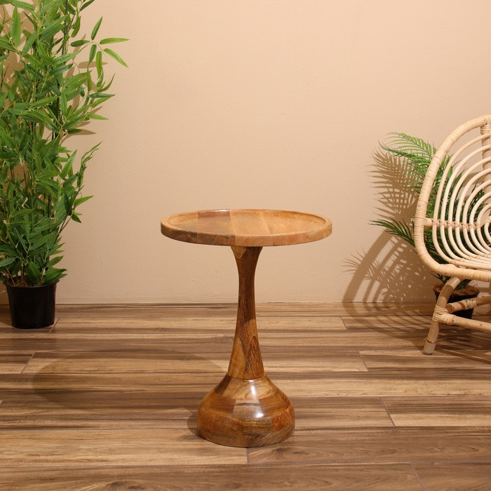 Столик кофейный 40х40х50 см, манговое дерево - фото 2 - id-p227264733