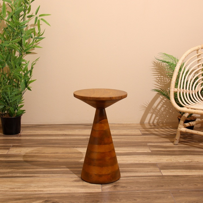 Столик кофейный 30х30х50 см, манговое дерево - фото 2 - id-p227264735