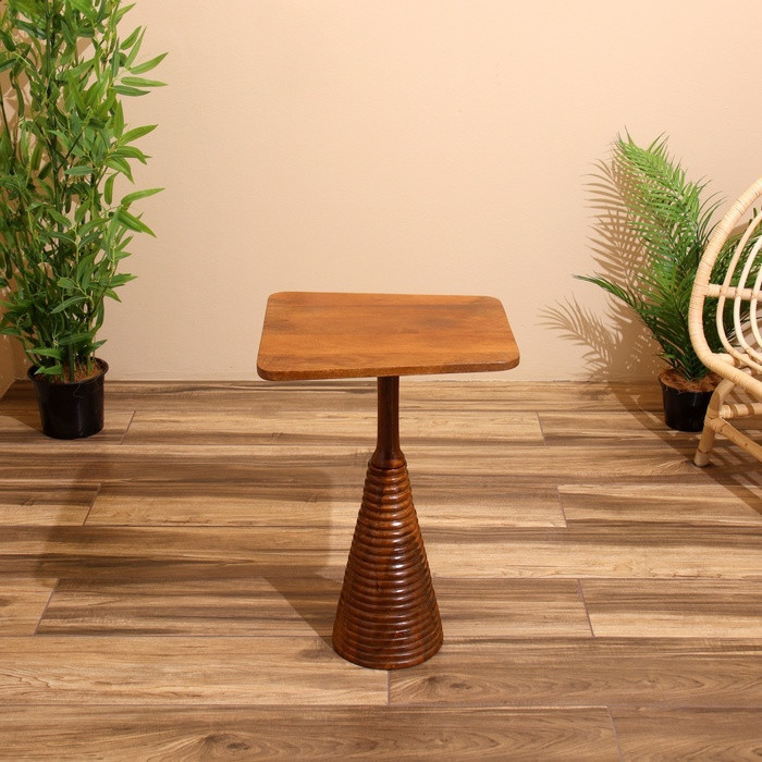 Столик кофейный 40х40х60 см, манговое дерево - фото 1 - id-p227264738