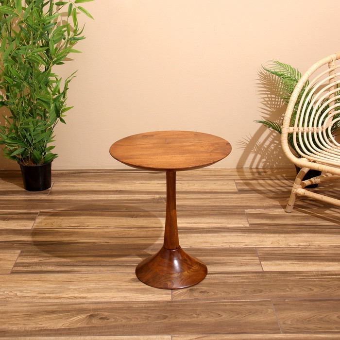 Столик кофейный 45х45х52 см, манговое дерево - фото 1 - id-p227264739