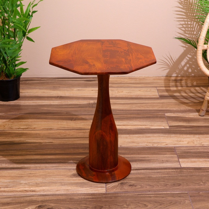 Столик кофейный 45х45х57 см, манговое дерево - фото 1 - id-p227264741