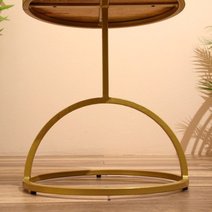 Столик кофейный 40х40х48 см, манговое дерево - фото 3 - id-p227264742