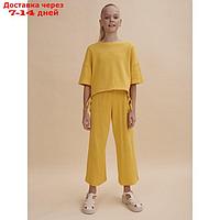 Комплект для девочек, рост 146 см, цвет жёлтый