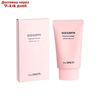 Крем солнцезащитный для лица для чувствительной кожи Eco Earth Pink Sun Cream