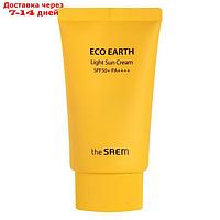 Крем для лица солнцезащитный Eco Earth Light Sun Cream SPF 50+ PA++++, 50 гр