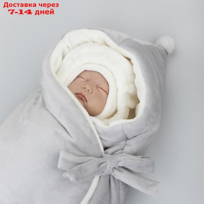 Комплект на выписку KinDerLitto "Веснушка", 5 предметов: одеяло-конверт, шапочка, комбинезон-слип, комбинезон, - фото 2 - id-p226939760
