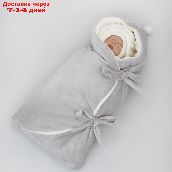 Комплект на выписку KinDerLitto "Веснушка", 5 предметов: одеяло-конверт, шапочка, комбинезон-слип, комбинезон, - фото 4 - id-p226939760