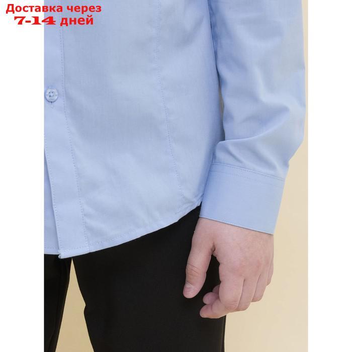 Сорочка верхняя для мальчиков, рост 122 см, цвет голубой - фото 6 - id-p226938208
