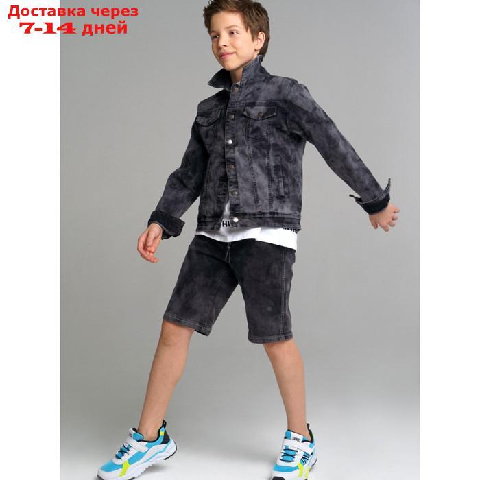 Куртка джинсовая "Тай дай" для мальчика, рост 134 см - фото 2 - id-p226948869