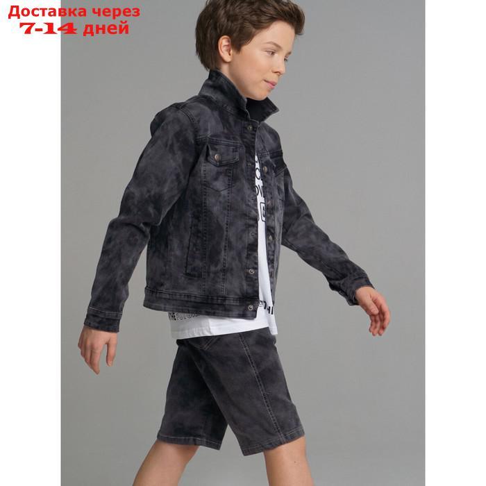 Куртка джинсовая "Тай дай" для мальчика, рост 134 см - фото 3 - id-p226948869