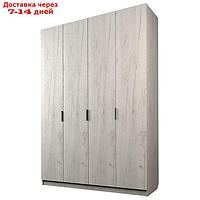 Шкаф 4-х дверный "Экон", 1600×520×2300 мм, цвет дуб крафт белый