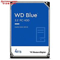 Жесткий диск WD SATA-III 4TB WD40EZAX Desktop Blue (5400rpm) 256Mb 3.5"