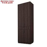Шкаф 2-х дверный "Экон", 800×520×2300 мм, 1 ящик, полки, цвет венге