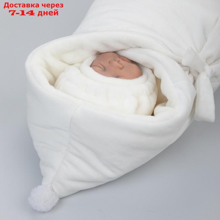 Комплект на выписку KinDerLitto "Веснушка", 5 предметов: одеяло-конверт, шапочка, комбинезон-слип, комбинезон, - фото 6 - id-p226940102