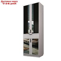Шкаф 2-х дверный "Экон", 800×520×2300 мм, 1 ящик, зеркало, штанга, цвет ясень анкор светлый